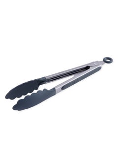 Buy Kiro Silicone Tong 26X3cm - Grey in UAE