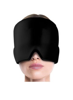 Buy Form Fitting Gel Ice Headache Relief Cap Hot and Cold Therapy Headache Relief Hat Cool Ice Head Wrap Ice Pack Mask Cold Compress Headache Relief Products Recovery Device for Tension in UAE