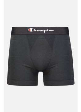 Buy Men Brand Logo Boxer Brief, Dark Grey in Saudi Arabia