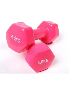 اشتري SportQ Dumbbells - 4 kg x 2, Non-slip Dumbbells for Men, Fitness Equipment for Home Gym and Strength Training في مصر