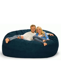 Buy Ultra Large Bean Bag With Soft Filling Green 135cm in UAE