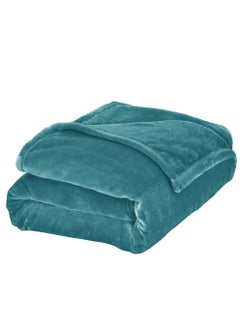 Buy Lightweight Velvet Blanket, Mora Series, 350GSM, Single Size 230 x 170 cm, Extra Soft All Season Fleece Blanket, Bed And Sofa Blanket in Saudi Arabia