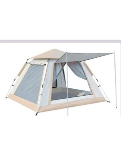 Buy Outdoor Lightweight Camping Tent 4-6 Person Beach Sunshade Tent Fully Automatic Sun Protection Waterproof Picnic Tent in UAE