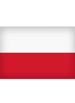 Buy POLAND Flag National Day Durable Long Lasting For Outdoor And Indoor Use For Building Home And Car Decoration 150X90CM in UAE