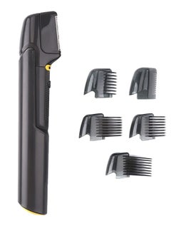 Buy Body Hair Trimmer for Men, Back Hair Removal and Body Shaver, Retractable Handle Hair Cutting Tool, Rechargeable Beard Body Razor, Lighted Personal Trimmer with 5 Comb Attachments in UAE