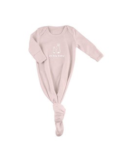 اشتري Face To Face Collection Newborn Knotted Gown Pink Bunnies Oh Hey Baby Fits 06 Months في السعودية