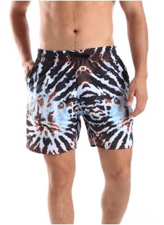 اشتري Self Pattern Double Pockets Swim Shorts في مصر