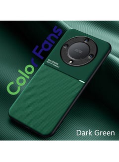 Buy Mobile Phone Case for Honor X9a 5G 6.67 inch Magnetic Cover Dark Green in UAE