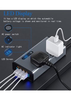 Buy Versatile 200W Car Inverter: Efficient Charging for Cars, SUVs & Trucks in UAE