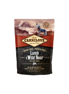 Buy Carnilove Lamb & Wild Boar For Adult Dogs 1.5kg in UAE