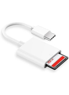 اشتري قارئ بطاقة USB C قارئ بطاقة الذاكرة للهاتف المحمول SD إلى النوع C OTG محول قارئ بطاقة USB في الامارات