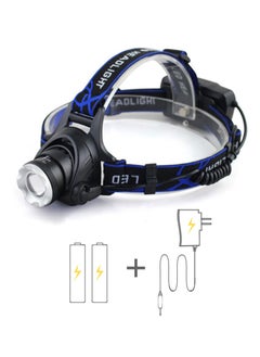 اشتري LED Camping and Hiking Headlamp with Rechargeable Battery and DC Charger في الامارات