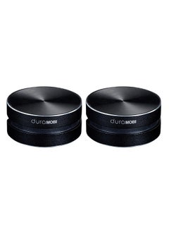 Buy 2 Packs Wirelessly BT Speaker Bone Conduction Speakers Mini Portable Loud Stereo Sound Built-in Mic Sound Box Black in UAE