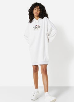 اشتري Logo Modern Oversized Hooded Dress في الامارات