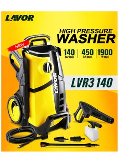 Buy 140 Bar High Pressure Cleaning Machine 1900 W Yellow/Black in Saudi Arabia