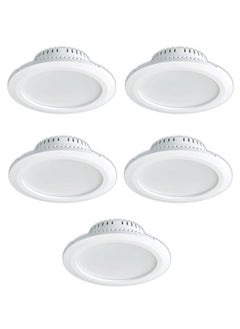 Buy 6 Pcs Down Light 3000K Warm White DDK 220 6 inch 20W Round Shape Ceiling Light Led Light in UAE