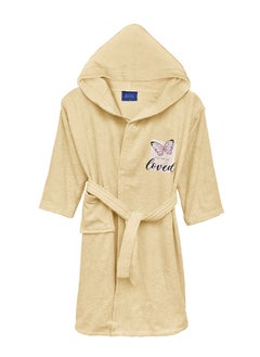 Buy Children's Bathrobe. Banotex 100% Cotton Children's Bathrobe, Super Soft and Fast Water Absorption Hooded Bathrobe for Girls and Boys, Stylish Design and Attractive Graphics SIZE 14 YEARS in UAE