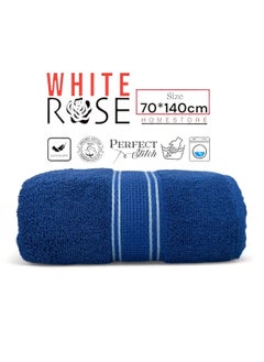 Buy Single Piece Grand Towel – 100% Cotton, 450 GSM Quick Dry, Highly Absorbent Bath Sheets (70x140cm) in Saudi Arabia