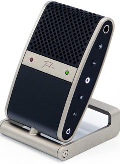 اشتري Tula Mics USB C Microphone - Mobile Recording Microphone for Podcasts, Zoom, Home Studio & More - Portable, Noise Reducing External Microphone with Flip Stand - iOS/Android, Mac & PC Mic في مصر