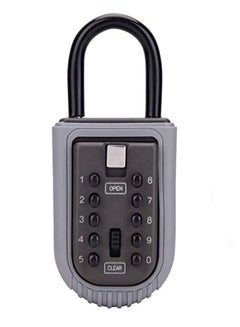 Key Lock Box Wall Mounted Key Safe Box Weatherproof 4 Digit Combination Key N7e5