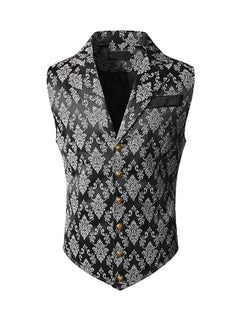 Buy New men's retro V-neck fake two piece vest in UAE