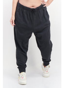 اشتري Women Plus Size Plain Outdoor Sweatpants, Grey في الامارات