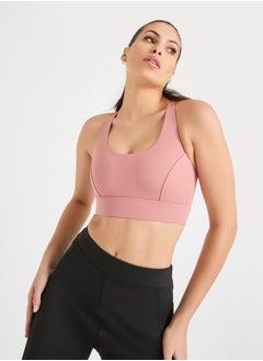 اشتري Cross Over Strap Broad Underband Medium Support Sports Bra في السعودية