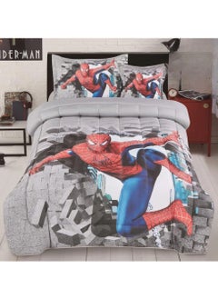 Buy 3 Piece duvet cover  Comforter Set Spider Man ,  Series Bedding Three-piece Set (Size 180cmx200cm) in Saudi Arabia