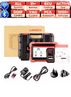 Buy Launch X431 CRP919XBT Elite OBD2 Scanner, 2024 Wireless Bidirectional Scan Tool ECU Coding FCA AutoAuth 2 Years Update V.A.G Guided 35+ Services All System Diagnostic Scanner CANFD DoIP in UAE