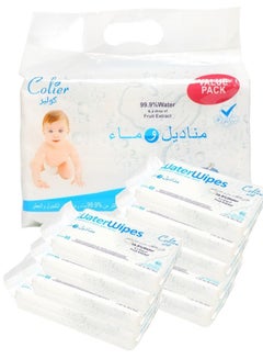 Buy ً99.9% Water Baby Wipes, 9 packas  OF 60 (540 Wipes) in Saudi Arabia