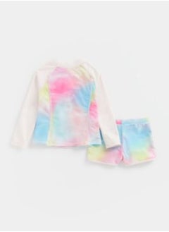 Buy Tie Dye Sunsafe Rash Vest and Shorts in Saudi Arabia