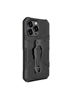 اشتري iPhone 12 Pro Case, Shockproof Hybrid Armor Heavy Duty Cover Case for iPhone 12 Pro  6.1" Black في الامارات