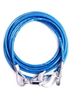 Buy Car Tow Rope Cars Emergency Rescue Wire Rope 4m 5t Blue in Saudi Arabia