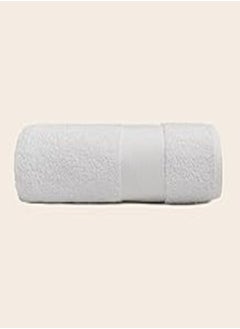 اشتري Morano Bath Towels - 100% Cotton Large Towels for Bathroom, Soft & Absorbent Pool Towels, Perfect Shower Towels for Home & Travel, 90 x 150 cm (White) في مصر