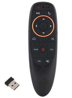 اشتري Remote Air Mouse Remote, 2.4G RF Wireless Remote Control with 6 Axis Gyroscope and IR Learning, Air Fly Mouse with Voice Input for Android TV Box/PC/Smart TV/HTPC/Projector في الامارات