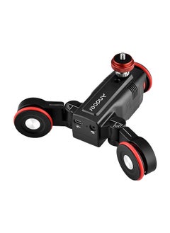 اشتري L5i Pro Wireless Camera Video Auto Dolly 3-Wheels Motorized Slider Dolly Car Mobile APP Control Time-lapse Straight/Curved Line Photography Adjustable Speed 3kg Load Capacity Built-in Battery في السعودية