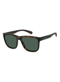 Buy Men's Polarized Rectangular Shape  Sunglasses PLD 2155/S GREEN 47 - Lens Size: 47.3 Mm - Mt Bw Hvn in Saudi Arabia