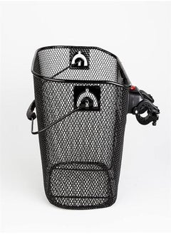 Buy Goolsky  Steel Mesh Bike Basket with Quick Release Bracket, Hanging Basket for Bicycle, Front Handlebar Storage Basket, Sports and Mountain Bike Accessories in UAE