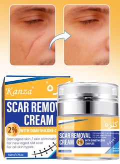 Buy Scar Removal Cream 50ml for Damaged Skin Dead Skin Elimination New & Old Scars Removal Cream Herbal Extracts Infused Burns Repair Face and Body Skin Repair Cream Unisex in UAE