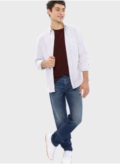 Buy Striped Regular Fit Shirt in Saudi Arabia