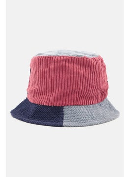 Buy Women Corduroy Bucket Hat, Blue/Navy in Saudi Arabia