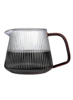 اشتري Pour Over Coffee Server Vertical Stripes Glass Coffee Pot Heat Resistant V60 Drip Coffee Share Pot في السعودية