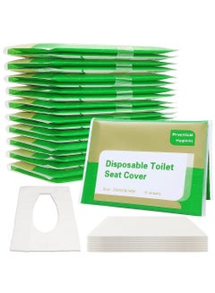 Buy 100 Pcs Toilet Seat Covers Disposable,Flushable Portable Travel Toilet Seat Paper Cover for Adults,Kids Potty Training,Travel,10 Individually Packing in Saudi Arabia