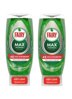 Buy Max Power Dishwashing Liquid Original2x660ml in UAE