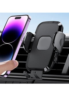 Buy Car Phone Holder, Phone Holder Car for Air Vent, Anti-Shake Mobile Holder for Car in UAE