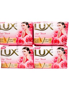 Buy Lux Bar Soap Soft Rose 4 Pieces 660 gm in Egypt