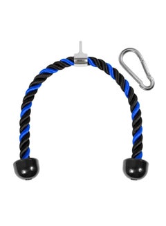 اشتري Deluxe Tricep Rope Cable Attachment, 27 & 36 inch Exercise Machine Attachments Pulley System Gym Pull Down Rope with Carabiner في الامارات