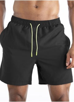 اشتري Men's Beach Shorts Summer Shorts Hot Spring Swimming Trunks Quarter Shorts Double-layer Shorts Casual Swimming Shorts في الامارات