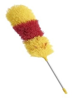 اشتري Dust Cleaning Brush with Metal Handle for Car - Red and yellow في مصر