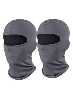 Buy 2 Piece Summer Motorcycle face cover Cooling Neck Gaiter UV Protector Mask for Men/Women in UAE